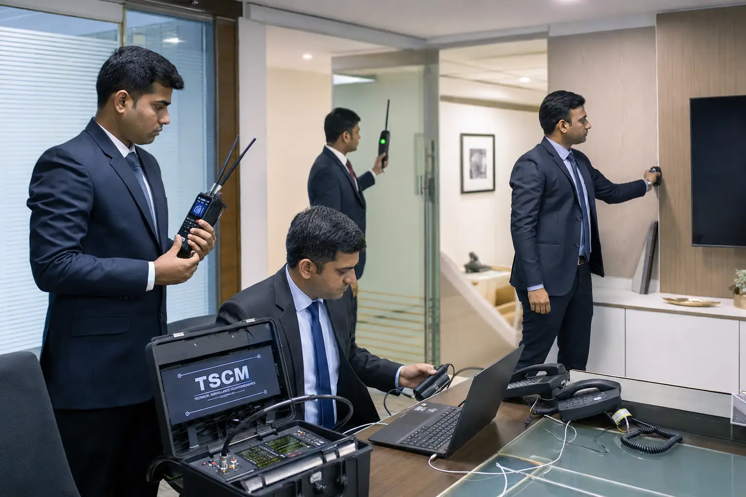 TSCM bug sweeping services lucknow
